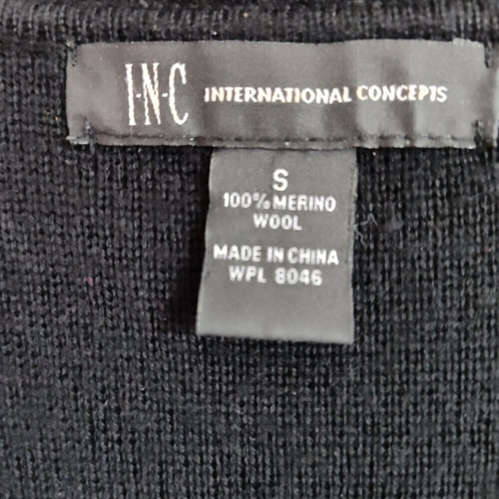 Inc Military Wool Short-Sleeve Sweater - Picture 3 of 3